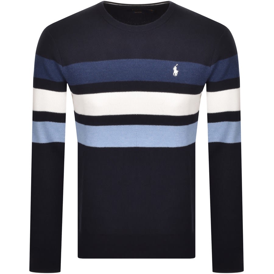 Alternative Image for ProductRalph Lauren Crew Neck Knit Jumper Navy1